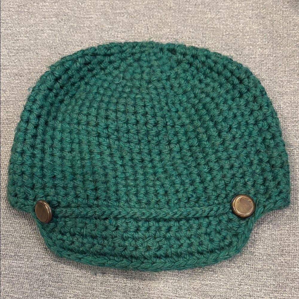 Banana Republic green Knit Hat with Button Details